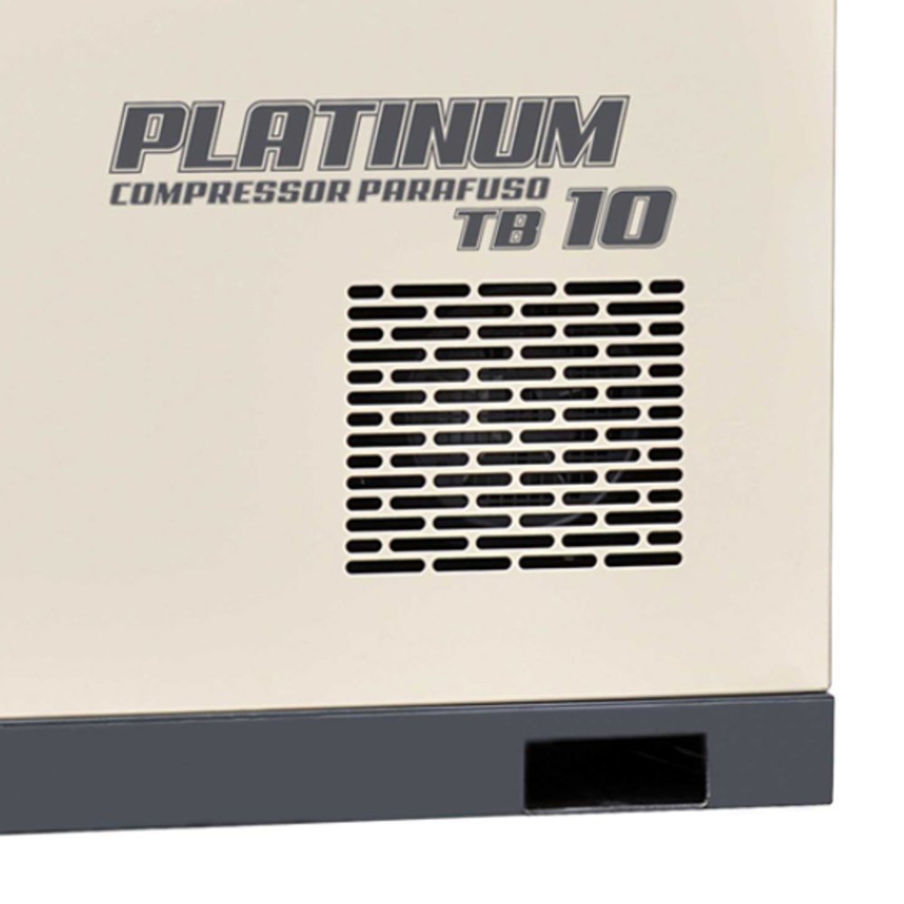 Compressor Parafuso 10HP 8Bar Platinum TB10   - Imagem