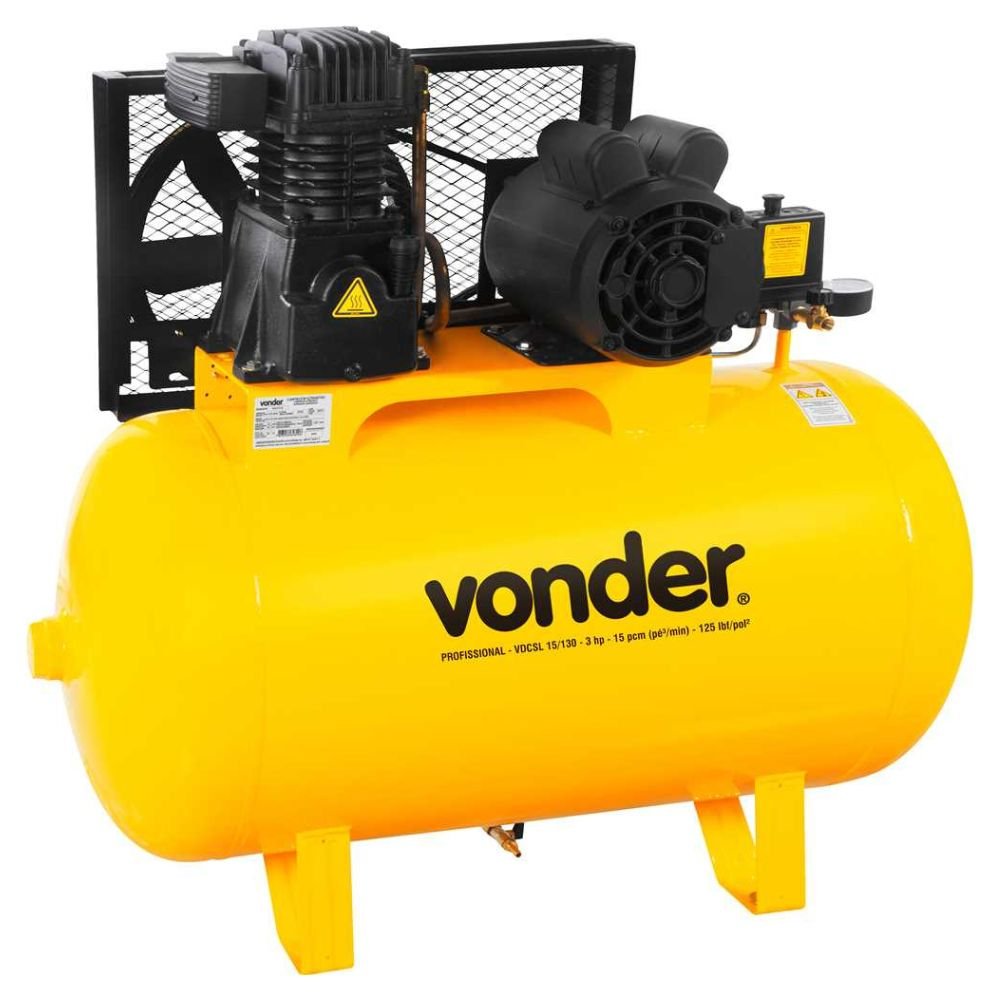 Compressor de ar VDCSL 15/130 3,0 CV Monofásico 127 V /220 V  - Imagem zoom