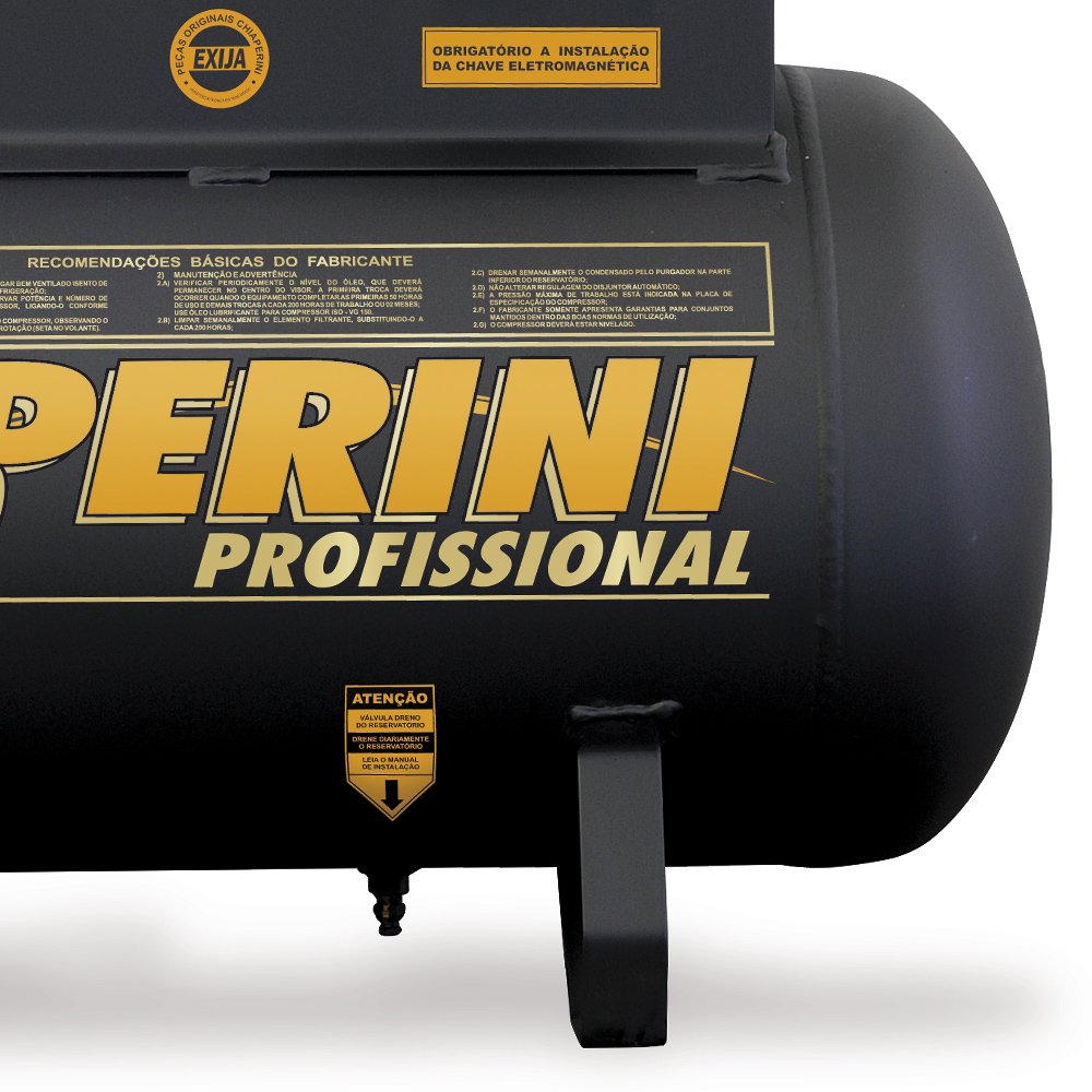 Compressor de Ar 10PCM 2HP 110 Litros Monofásico - CHIAPERINI