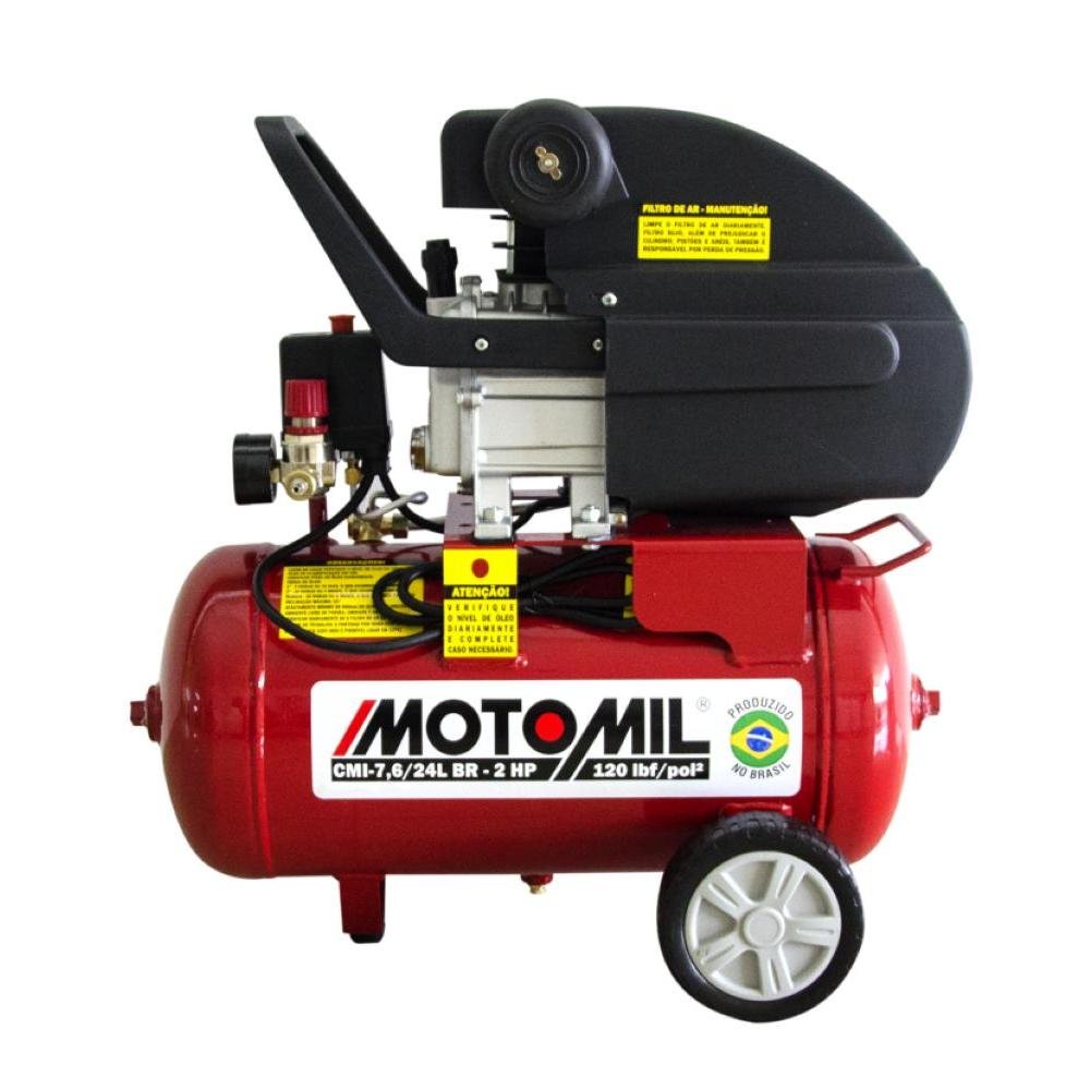 Compressor 120lbs 2HP 220V  CMI-7,6/24BR Motomil-Motomil-324675
