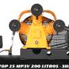 Compressor TOP 15 MP3V 200 Litros Motor 3 HP Trifásico - Imagem 3