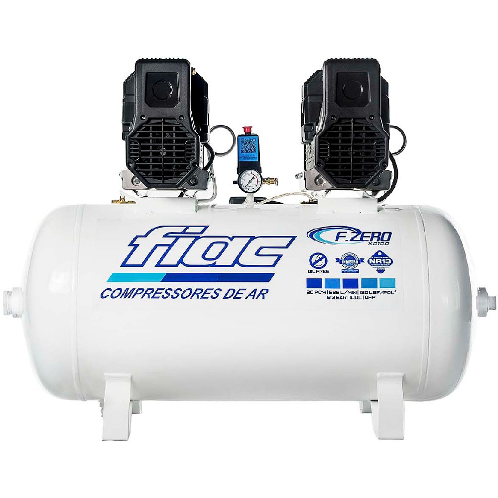 Compressor de Ar com 4 Pistão 4Hp 100L 220V-FIAC-8975706123