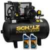 Compressor Schulz BRAVO CSL 10 BR/100 Mono Profissional + 2 un Óleo Lubrificante - Imagem 1