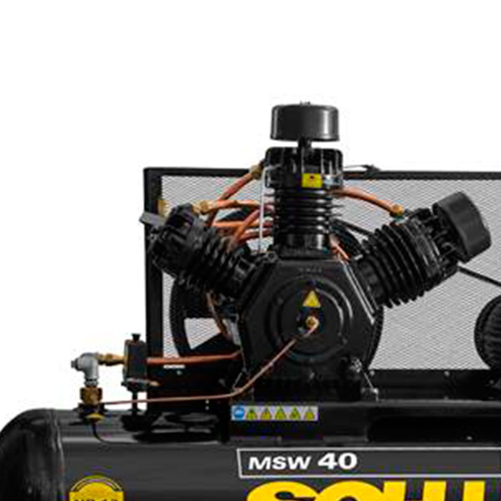 Compressor de Ar 40 Pés 425 Litros com Motor Blindado Trifásico 220/380V - Imagem zoom