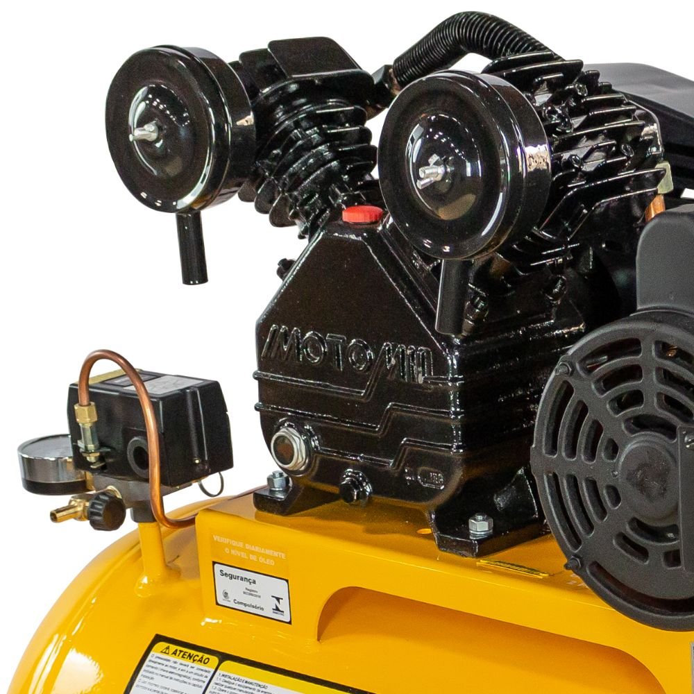 Compressor de Ar Monofásico 2HP 60HZ até 10 Pés 100L   - Imagem