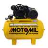 Compressor de Ar Monofásico 2HP 60HZ até 10 Pés 100L   - Imagem 1