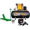 Compressor TOP 10 MPV 110 Litros 2 HP Trifásico 220/380V + Macaco Tipo Jacaré + Jogo Chave Parafusadeira de Impacto Pneumática 1/2 Pol + Filtro de Ar - Imagem 1