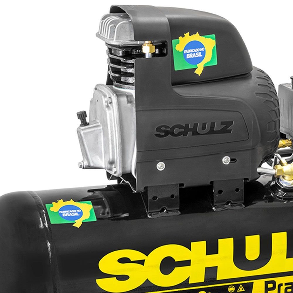 Combo Motocompressor de Ar Pratiko CSI 50 Litros 8,6 Pés 2CV com Acessórios SCHULZ-K544CPK03 - Imagem