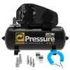 Compressor de Ar 10 Pés 2HP 100 Litros 110/220V Monofásico Storm-300 + Mangueira de 15 Metros + Engates e Adaptadores 1/4 Pol. - Imagem 1