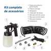 Motocompressor de Ar Direto Jet Fácil Plus 127V com 9 Acessórios - Imagem 3