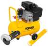 Motocompressor de Ar MCV 25 8,0 pcm 25 litros  + Cortador Pneumático 3 Pol. CP 380 - Imagem 1