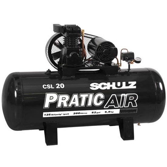 Compressor Pratic 20/200 Litros Trifásico-SCHULZ-CSL20/200L
