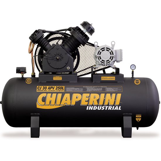 Compressor 30 pcm/APV 250 litros Trifásico-CHIAPERINI-30250LT