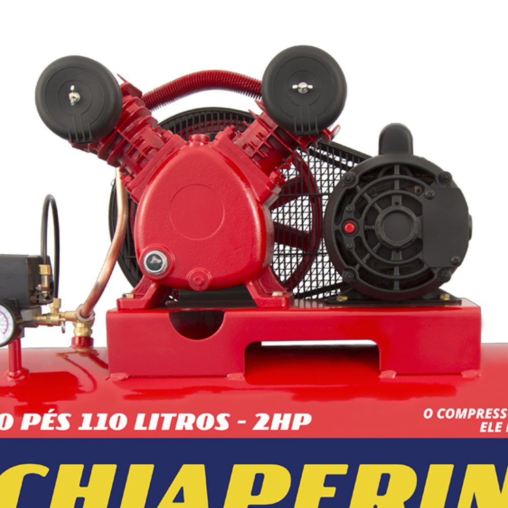 Compressor de Ar 10PCM Monofásico 110 Litros Bivolt - CHIAPERINI-10