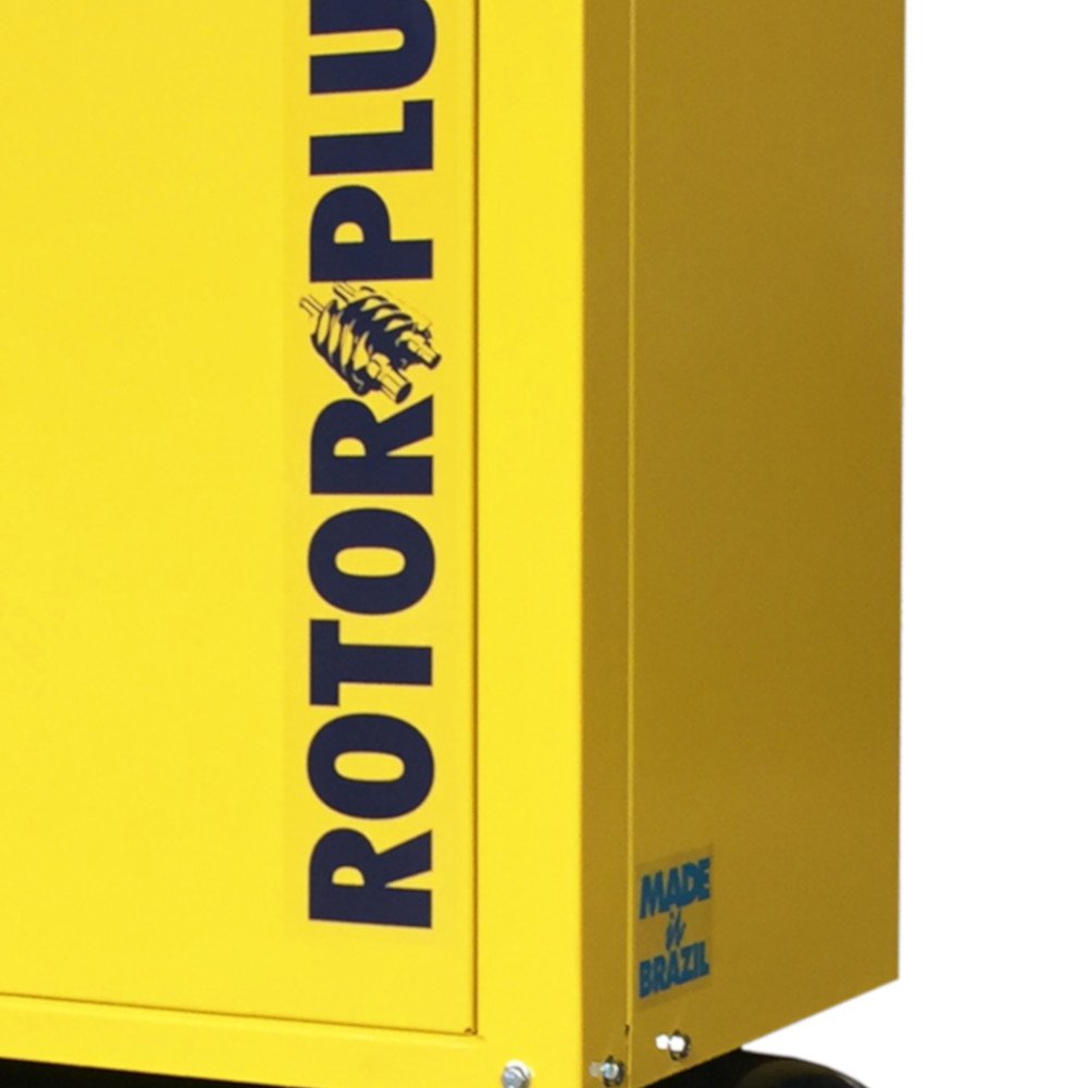 Compressor de Ar Parafuso 4HP 70L 20 Pés 380V - Trifásico METALPLAN-ROTORPLUS0049AA - Imagem
