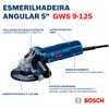Esmerilhadeira Angular GWS-9-125 5 Pol. 900W   - Imagem 3