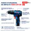 Parafusadeira Furadeira Impacto GSB 12V-30 Brushless 3/8 Pol. 12V com 2 Baterias 2.0Ah Carregador Bivolt e Maleta - Imagem 4