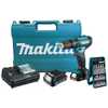 Parafusadeira 12V Makita HP333DWYE com 2 Baterias Lítio 1.5Ah + Jogo de Bits Mini X-Line Bosch 2607017400-000 25 Peças - Imagem 1