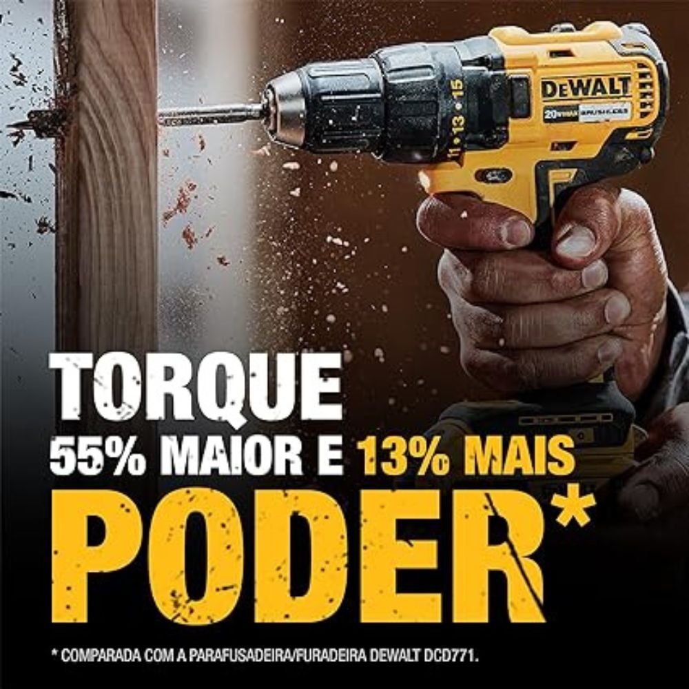 Parafusadeira Furadeira de Impacto Brushless - DEWALT-DCD7781D2-BR