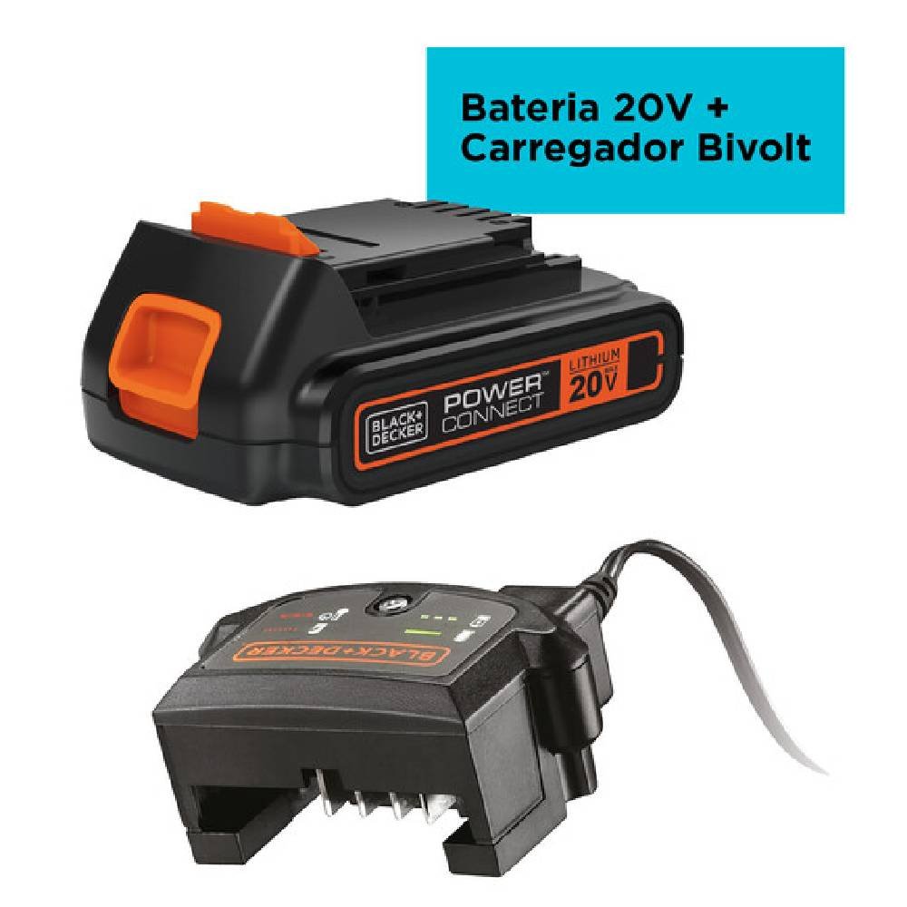 Parafusadeira Furadeira 20v Max Ion Black Decker Ld120-br Com melhores  preços na ADF Ferramentas