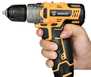 Combo Parafusadeira Furadeira 3/8 Pol. 12V com Bateria e Carregador + Jogo de Brocas e Bits com 110 Peças DEKO-K5406 - Imagem