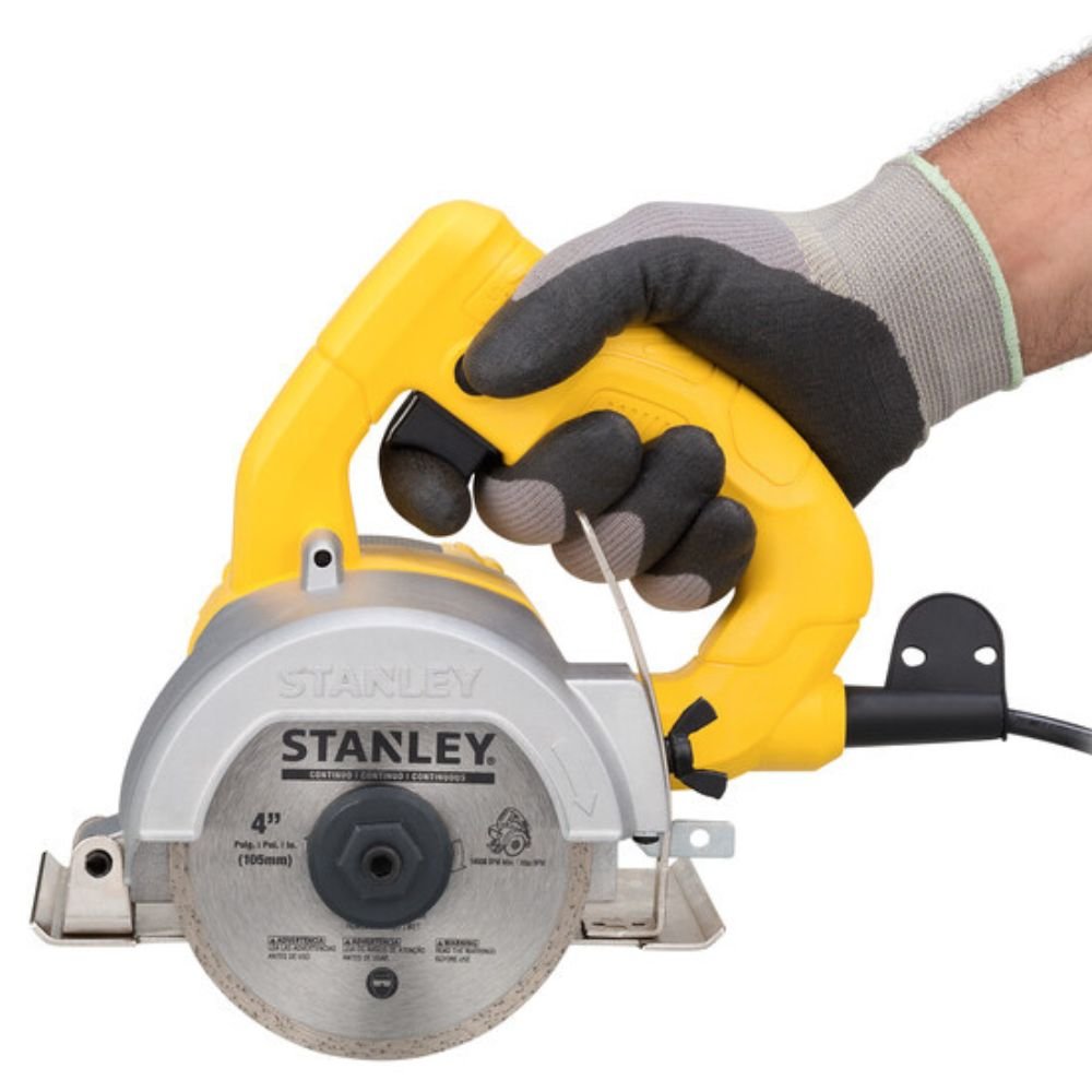 Serra Mármore de 4.1/2 Pol. 115mm 1200W 110V com 5 Discos STANLEY-SPT115WA - Imagem