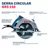Serra Circular GKS 1500W  com 2 Discos e Guia Paralelo - Imagem 3