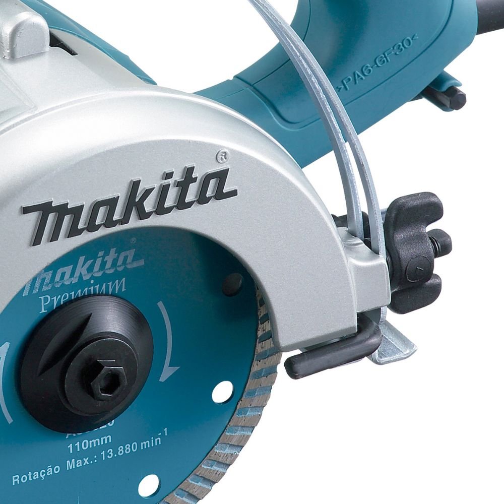 Serra Mármore 125mm 1450W 110V Cabo 5 Metros MAKITA-4100NH2AZ - Imagem