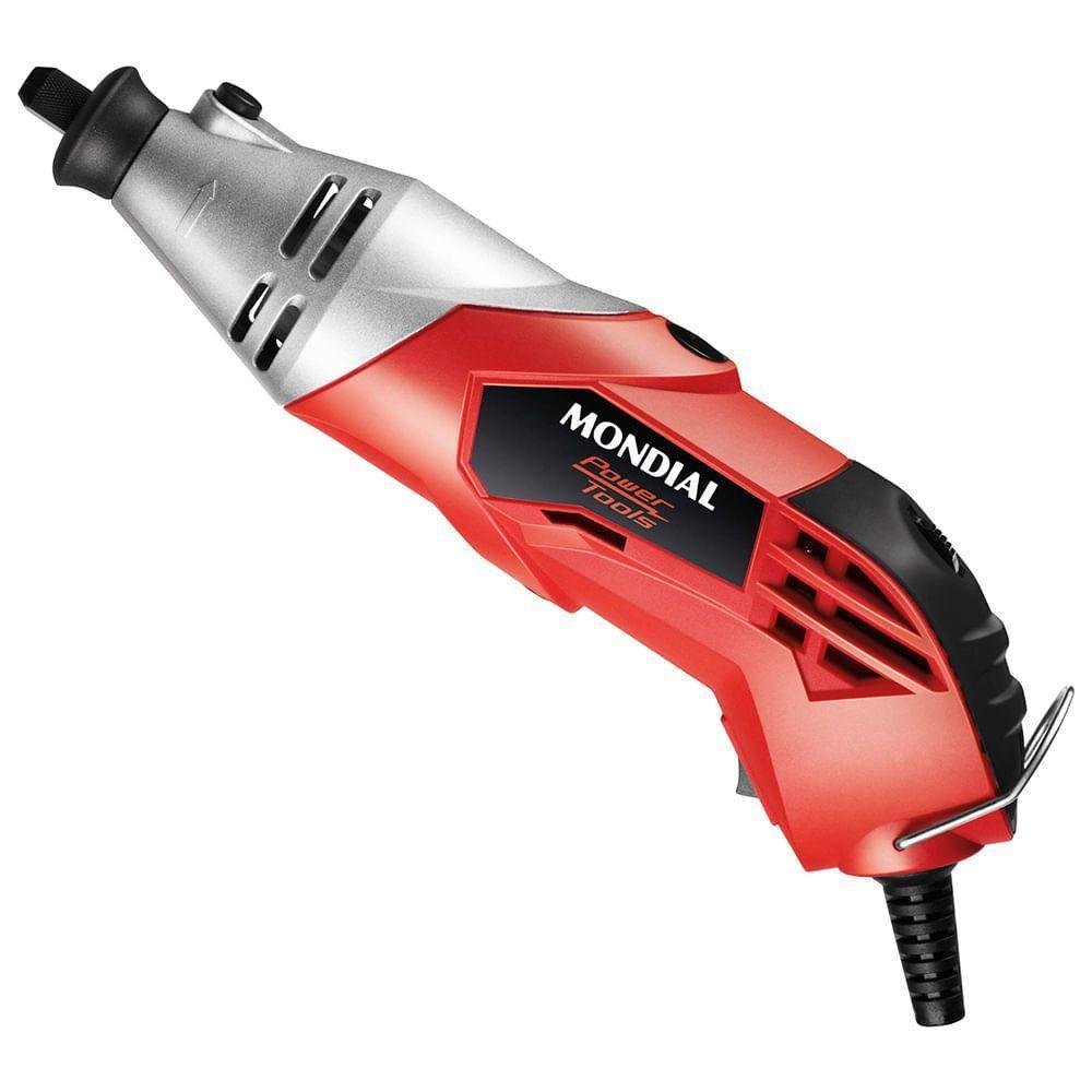 Micro Retífica Mondial Power Tools Fmr-01 127v Vermelho - Imagem zoom