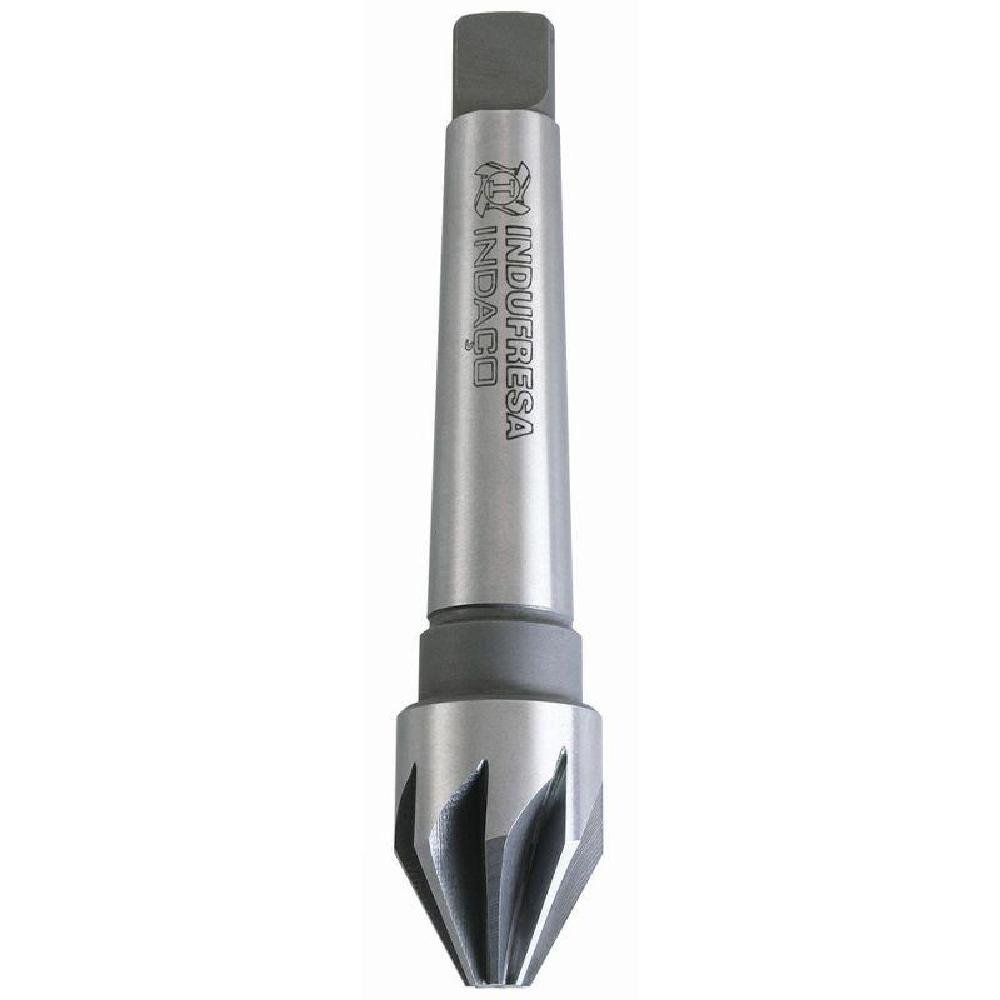 Escareador Haste Cone Morse 3 - Med. 50,0mm x 90º - Dente Reto, Corte à Direita, DIN 335 B - Aço HSS (M2) - Imagem zoom