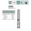 Fresa de Topo Haste Cilíndrica - 2,5x8x52x6x4 - 1501 INDAÇO-584320 - Imagem 3