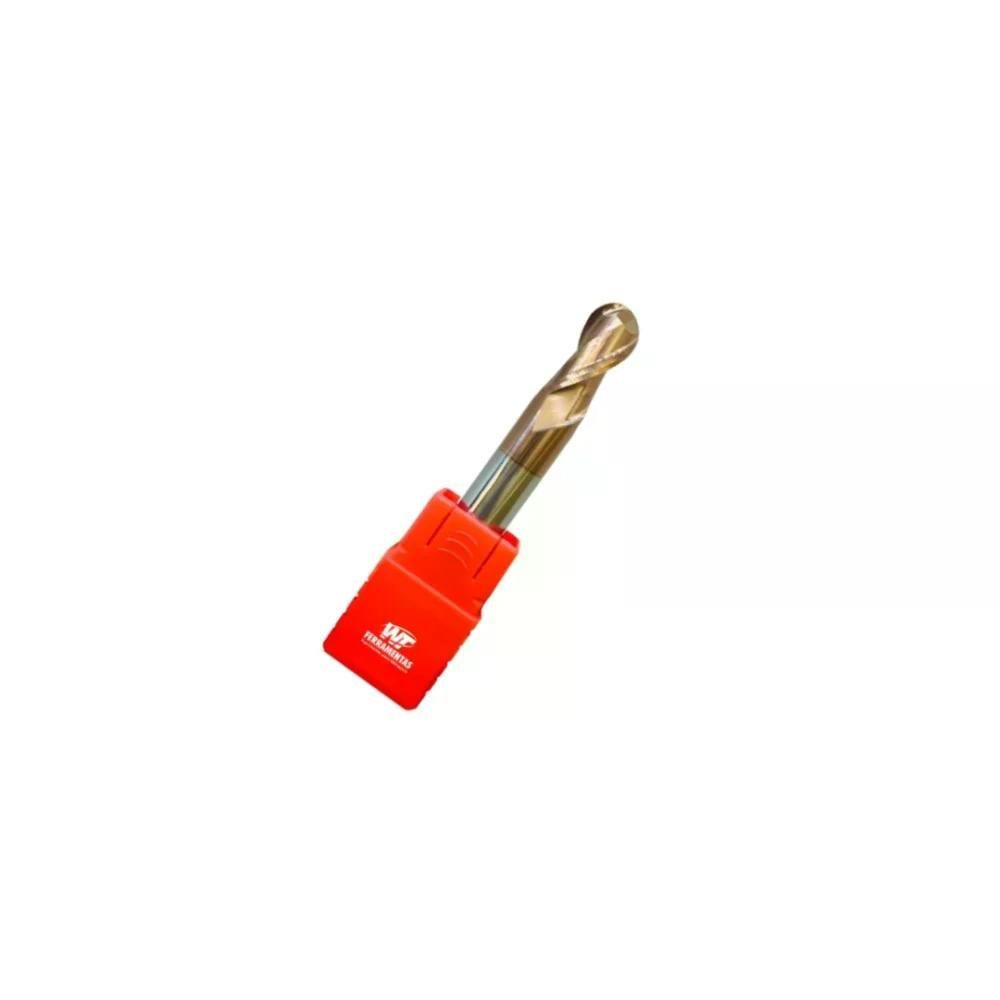 Fresa Esférica de Metal Duro 55Hrc 2,5Mm 2 Cortes WTOOLS-587147 - Imagem