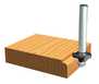 Fresa para Borda Meia Cana com Rolamento 6mm MAKITA-D-09422 - Imagem