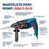 Martelo Perfurador Rompedor SDS Plus GBH224D 820W 2,7J  com Coletor de Pó e Maleta - Imagem 3