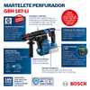 Martelete Perfurador Rompedor SDS Plus 2,4 18V Brushless com 2 Baterias 4,0Ah Carregador e Maleta GBH 187-LI - Imagem 2