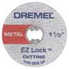 Kit com 5 Discos de Corte EZ-406 para Metal de 1.1/2 Pol. e Mandril  - Imagem 3