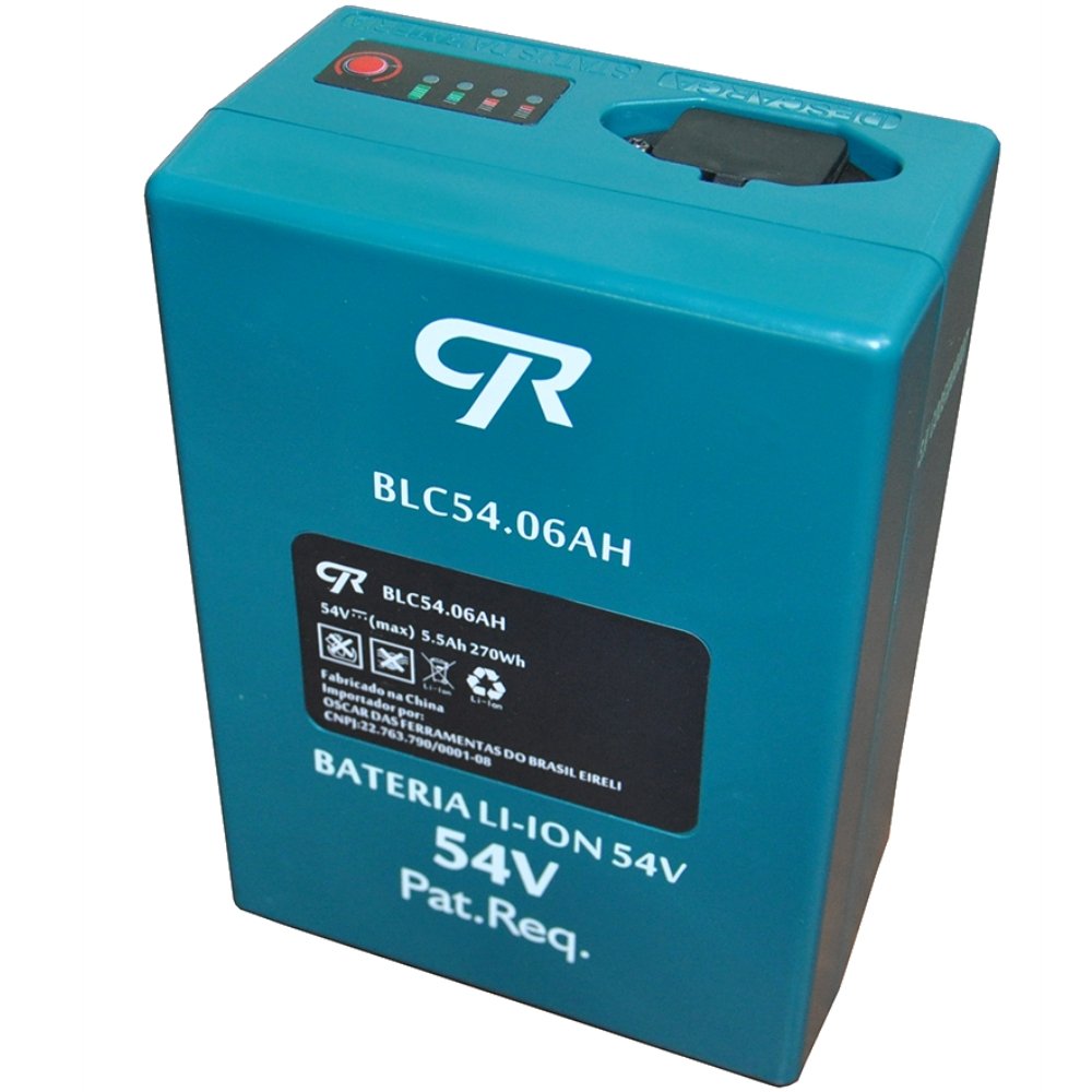 Mochila Bateria Íons de Lítio 54V 5.50Ah para Roçadeira-CR DO BRASIL-540006