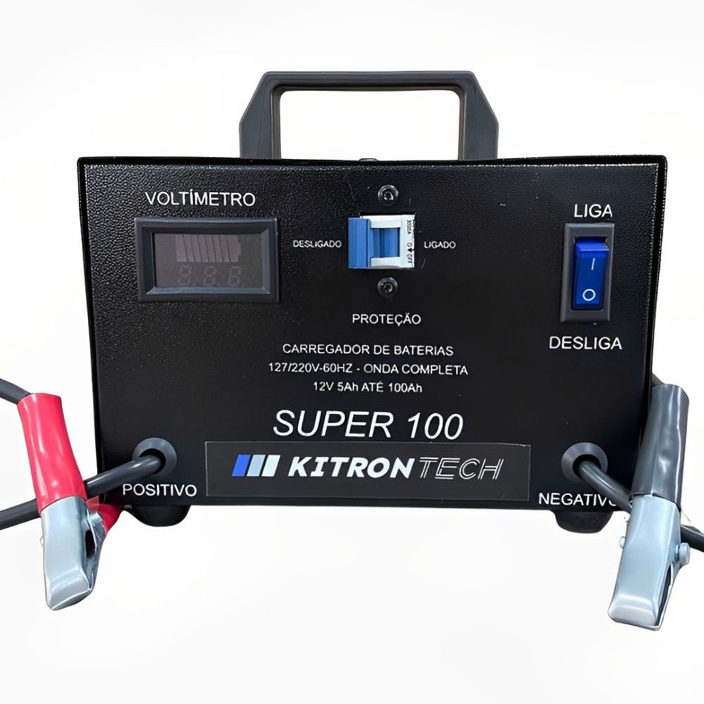 Carregador de Bateria 12V Super 100 - Imagem zoom