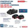 Conjunto 2 Baterias GBA 18V 4Ah + Carregador de Baterias GAL 18V-40 Bivolt - Imagem 3