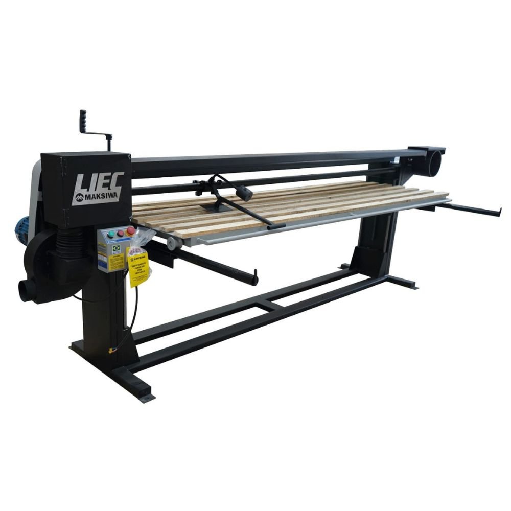 Lixadeira de Fita Profissional LIEC 2750 x 800mm com Exaustor e Calcador Motor 5CV 4 Polos Monofásico - Imagem zoom