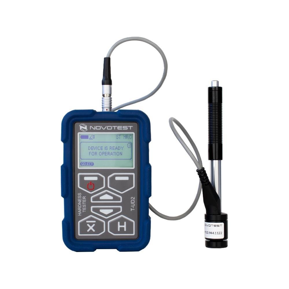 Durômetro Digital Portátil UCI-10N Ultrasonic Contact Impedance Norma ASTM A1038 com memória e comunicação com PC Novotest T-U2-10N - Imagem zoom