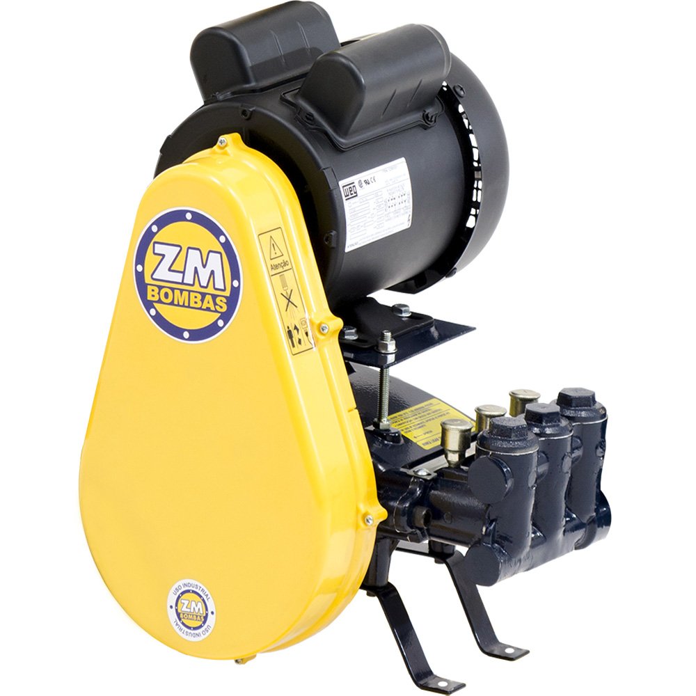 Lavadora Industrial de Alta Pressão Motor WEG 2.0 CV 25L/Min 420Libras Mono Bivolt-ZM BOMBAS-5010205