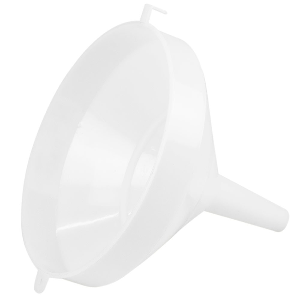 Funil de Plástico Branco para Uso Geral de 250mm -MAC LUB-1414-I