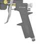 Pistola Gravidade de Pintura Bico 2,0mm Entrada 1/4Pol. 45 a 60 PSI 6pcm - Imagem 5