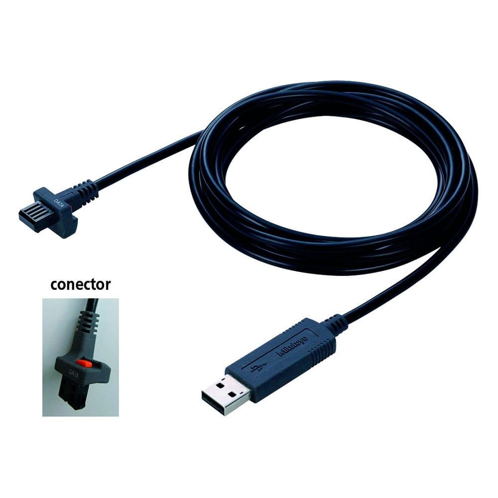 Interface input Tool USB-ITN- Tipo C Digimatic Para Paquímetro Mitutoyo 06AFM380C-MITUTOYO-264515