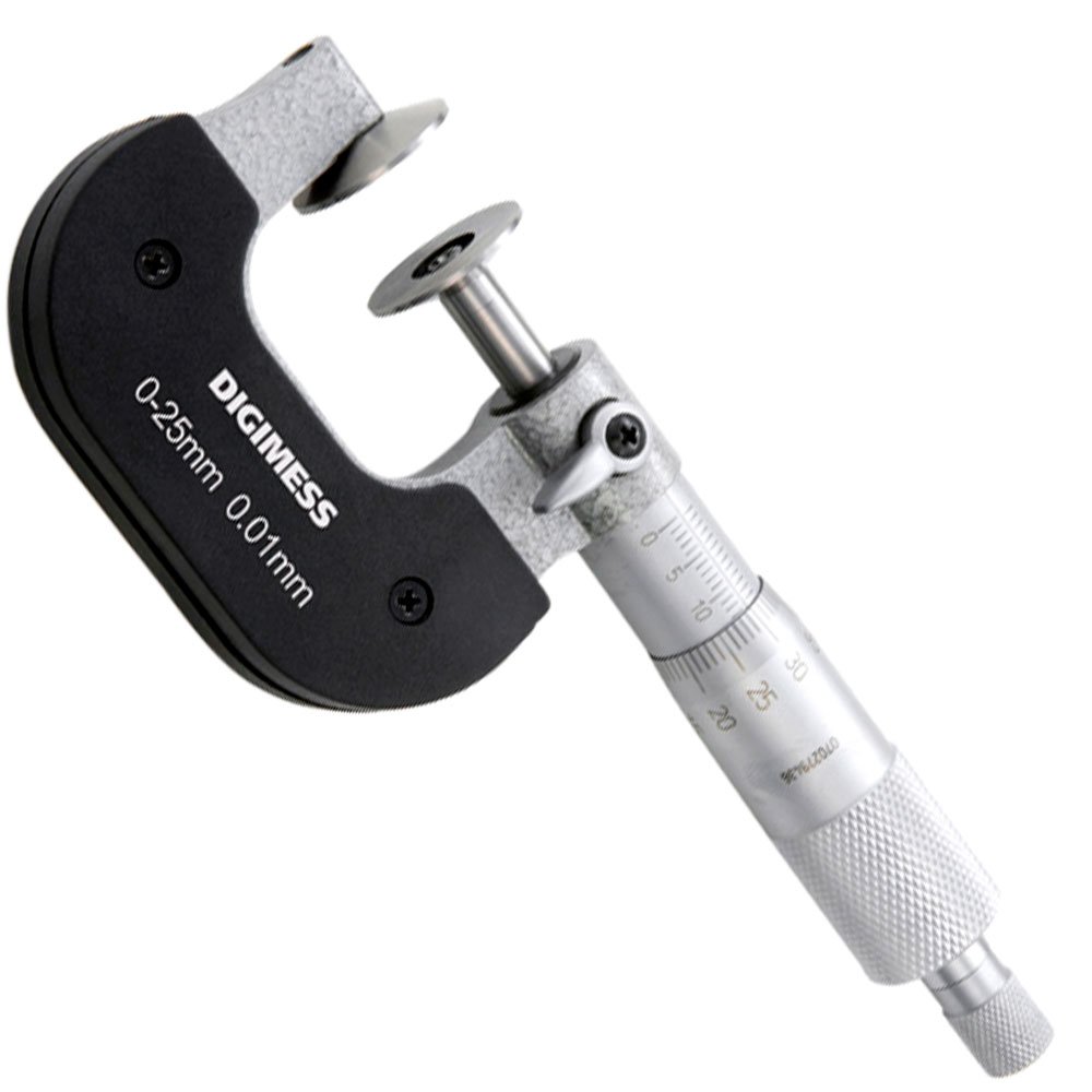 Micrômetro Externo Dentes Engrenagens 0 à 25mm - Imagem zoom