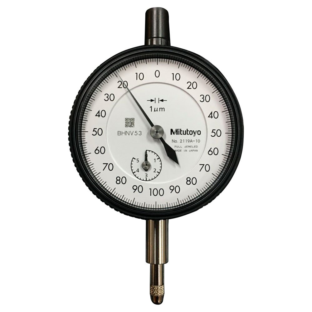 Relógio Comparador de Metal com Capacidade 0 a 5mm -MITUTOYO-2119A-10