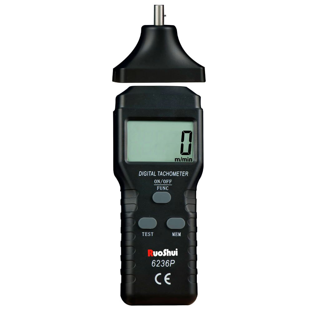 Tacômetro Modo Laser 2,5 a 99999 com e sem Contato  - Imagem zoom