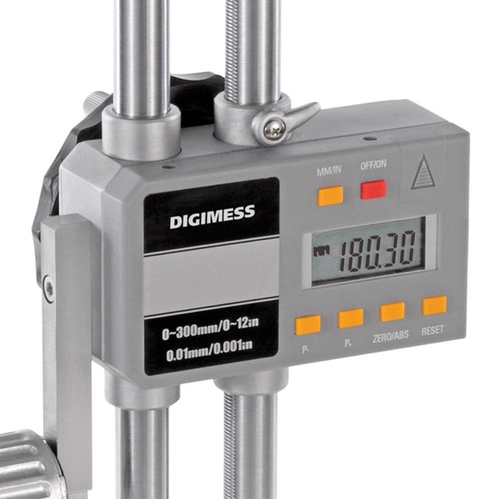 Calibrador Traçador De Altura Digital - Dupla Coluna - 300mm/12" - Imagem zoom