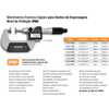 Micrômetro Externo Digital Dentes de Engrenagens (IP65) - Cap. 50-75mm/2-3 - Graduação De 0,01mm - Ref. 110.372-NEW - Imagem 4